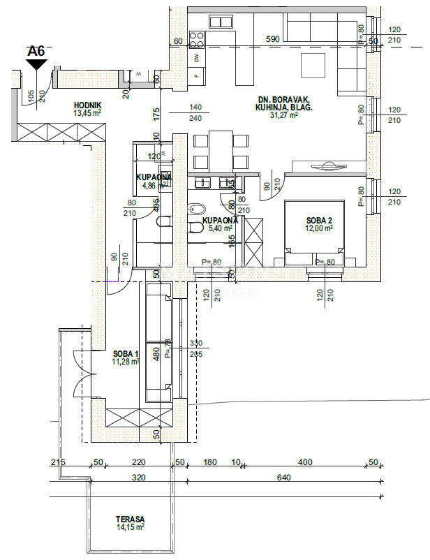 Appartamento Opatija - Centar, Opatija, 91,67m2