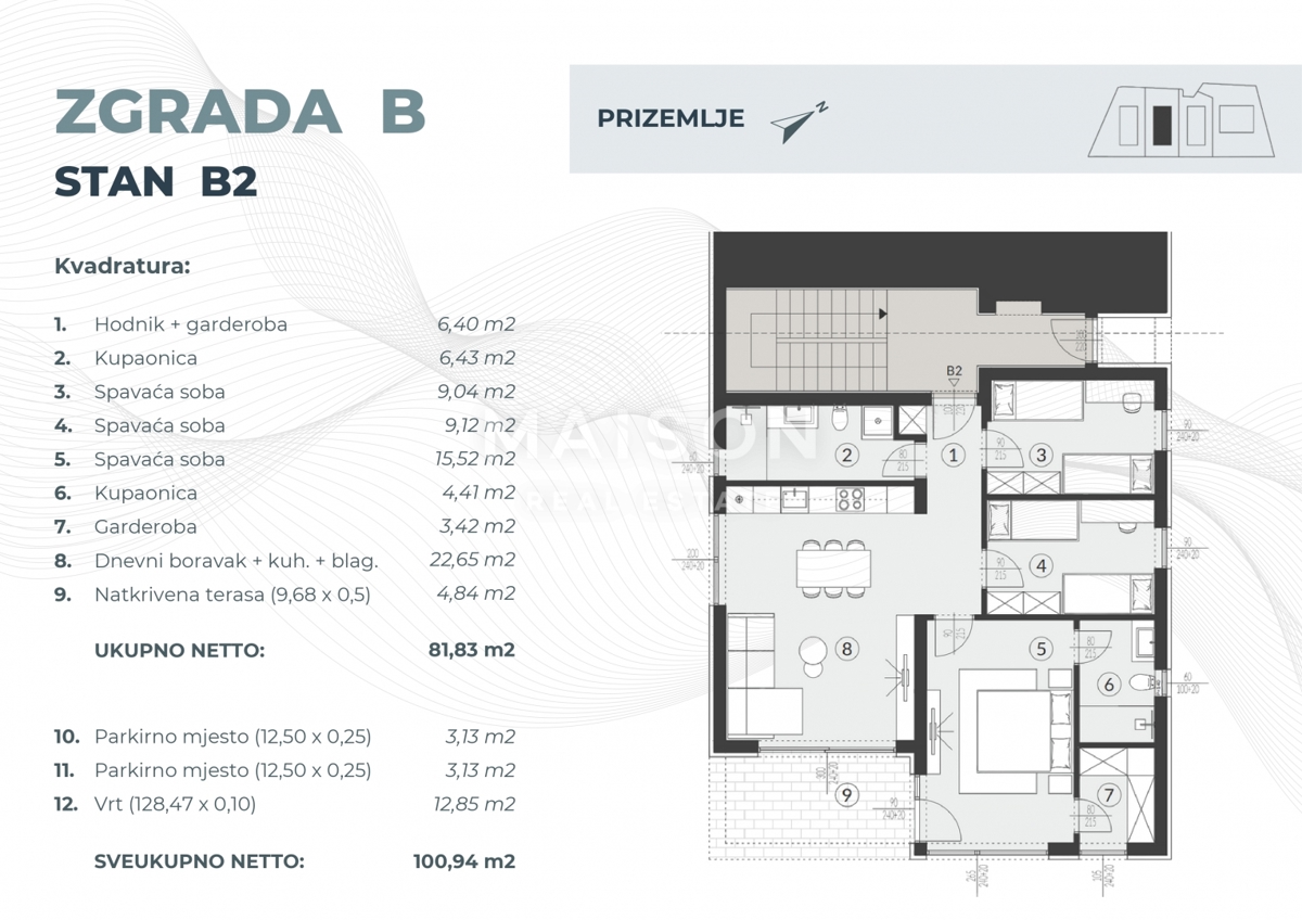 Appartamento Fažana, 54,08m2