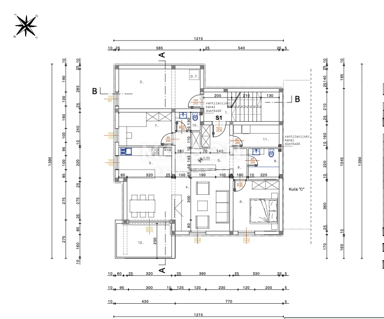 Appartamento Drenova, Rijeka, 100,57m2