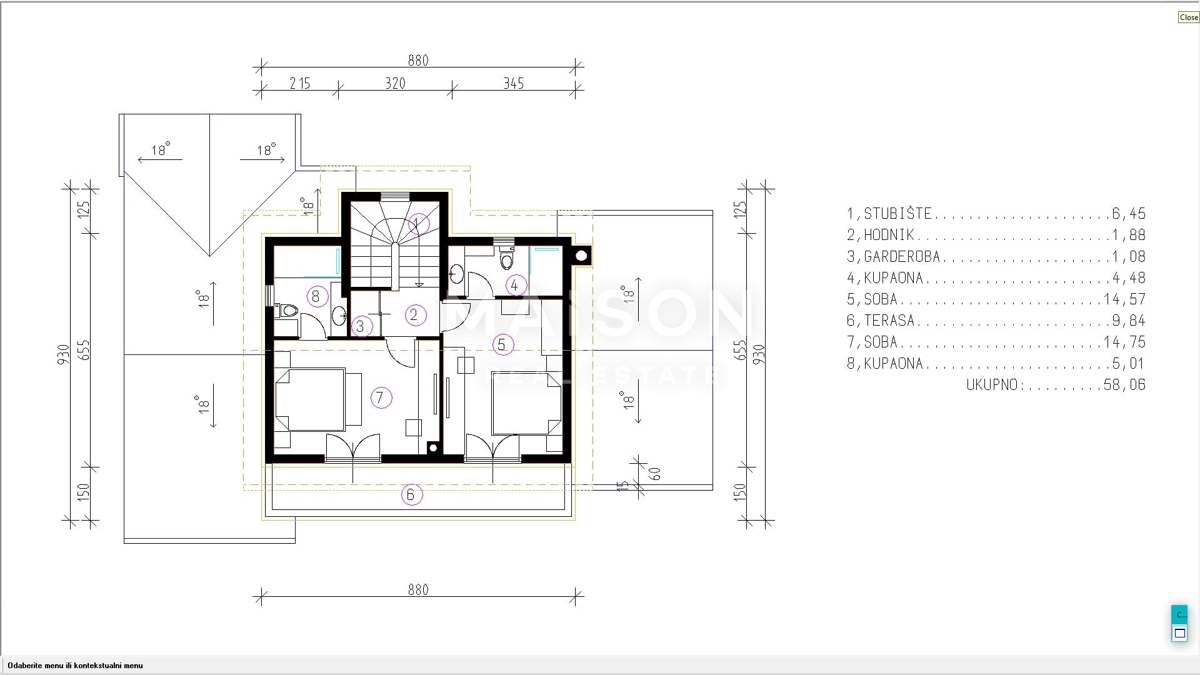 Villa mediterranea con piscina vicino a Krk – vista mare