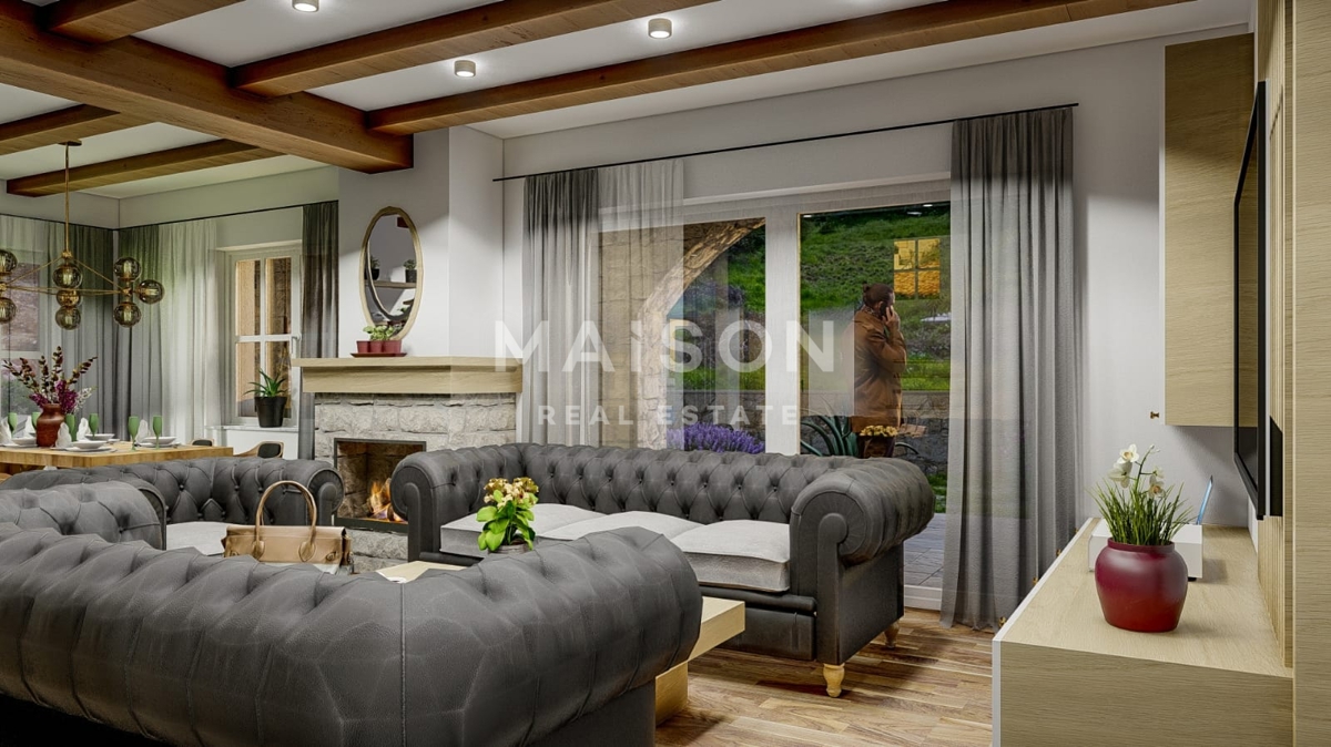 Villa mediterranea con piscina vicino a Krk – vista mare