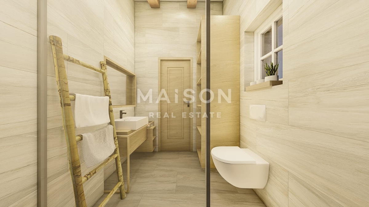 Villa mediterranea con piscina vicino a Krk – vista mare