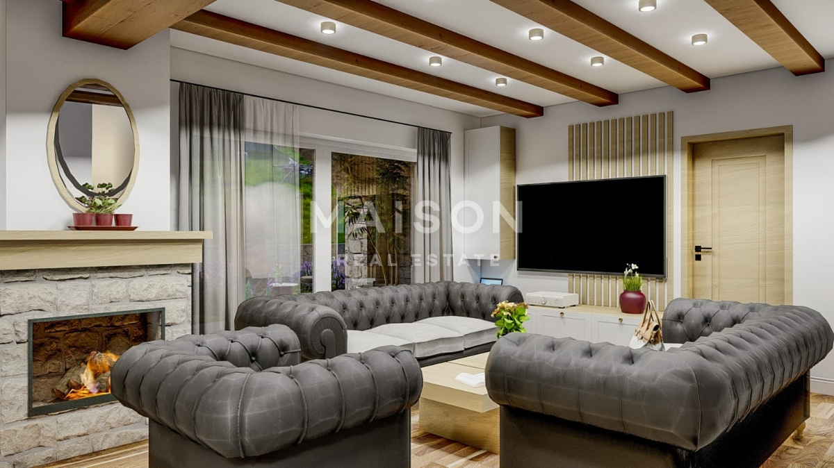 Villa mediterranea con piscina vicino a Krk – vista mare