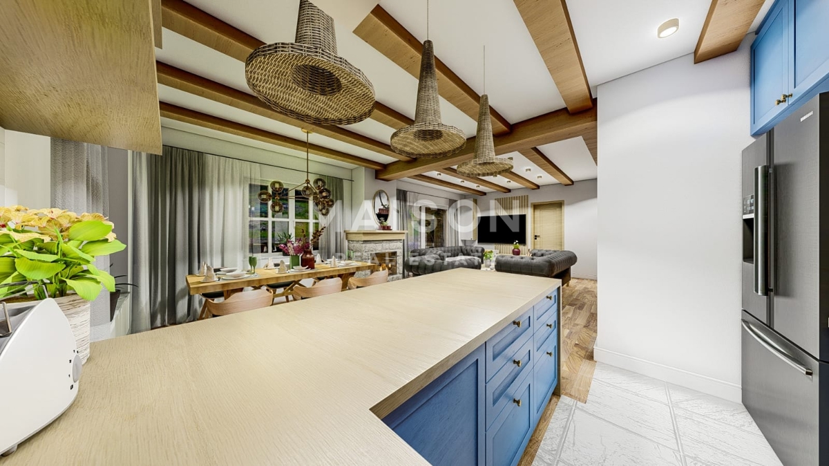 Villa mediterranea con piscina vicino a Krk – vista mare