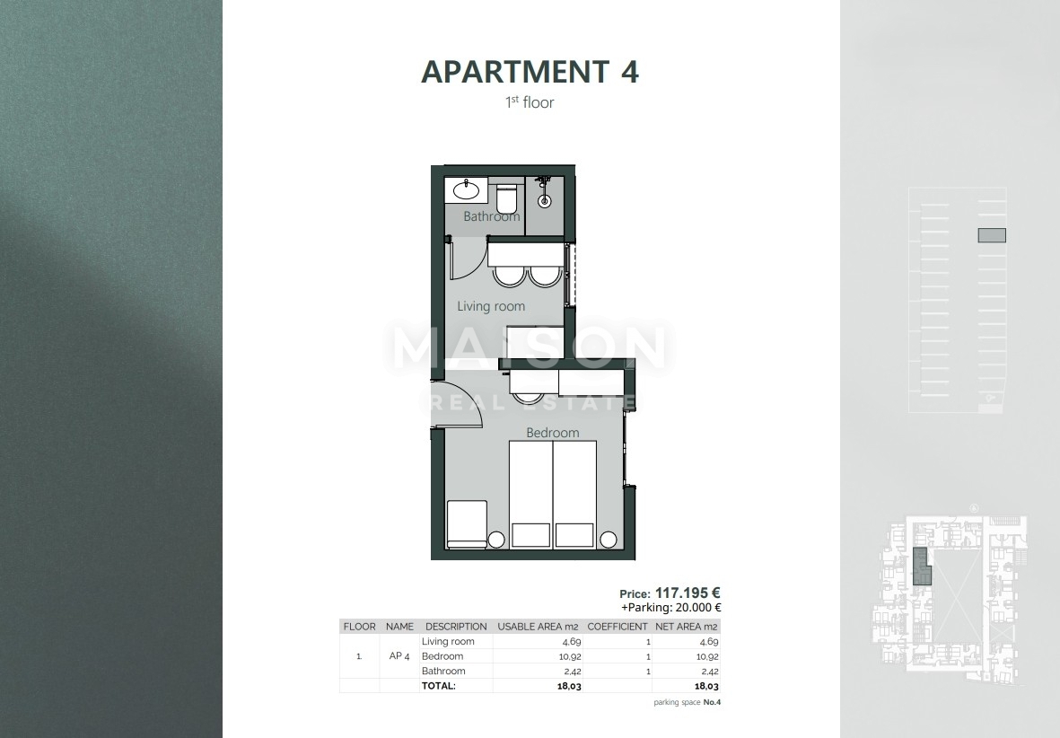 Appartamento Crikvenica, 23,03m2