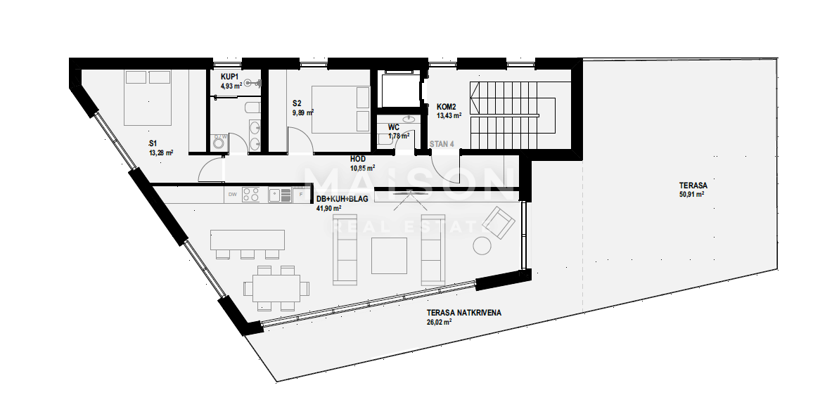 Terreno Vrbnik, 965m2