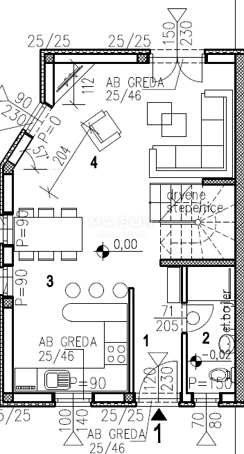 Malinska, casa bifamiliare con piscina