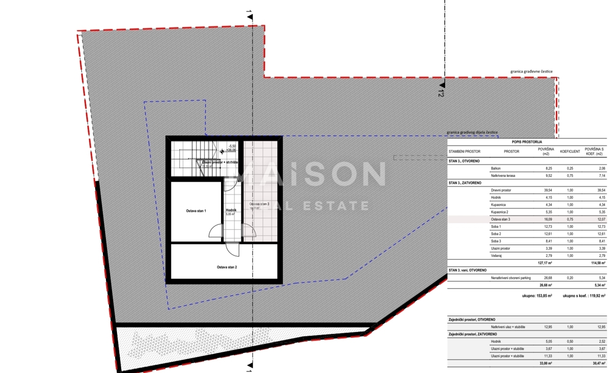 Appartamento Cres, 119,92m2
