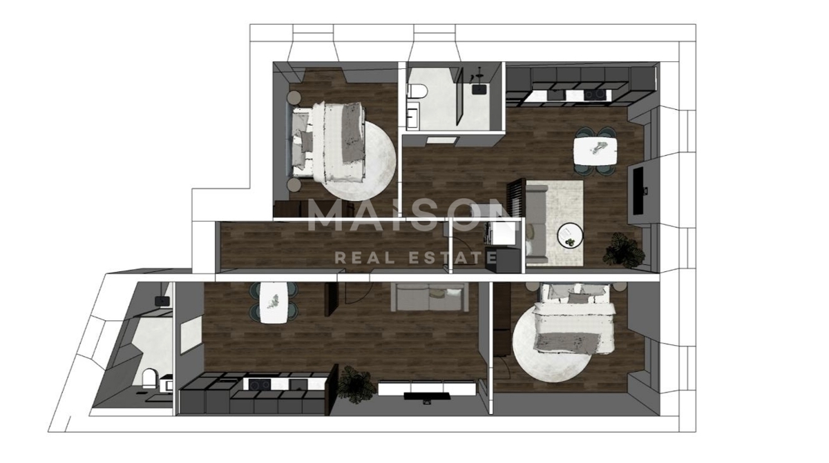 Appartamento Centar, Rijeka, 93,67m2