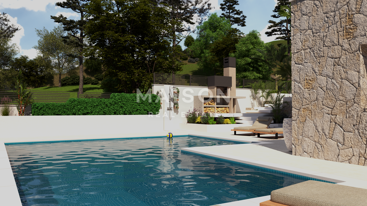 Rab Kampor – Terreno esclusivo con permesso di costruzione 