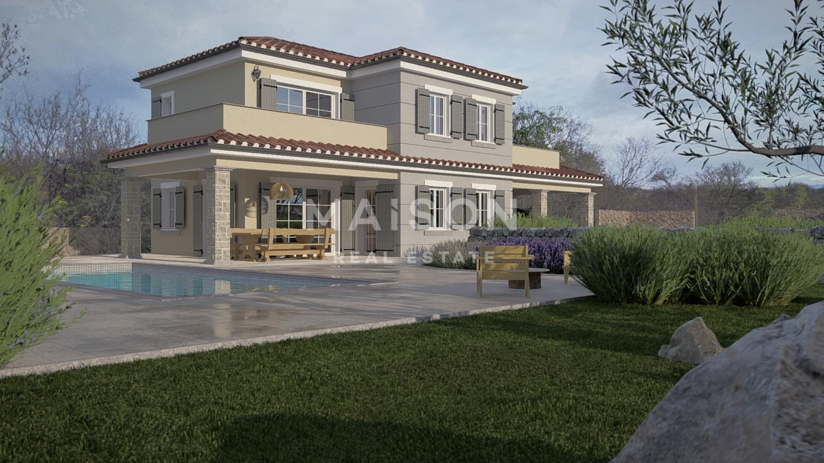 Terreno edificabile con permesso valido, isola di Krk