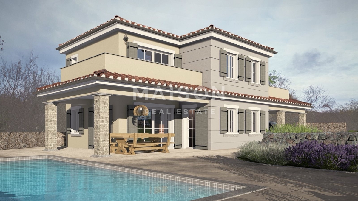 Terreno edificabile con permesso valido, isola di Krk