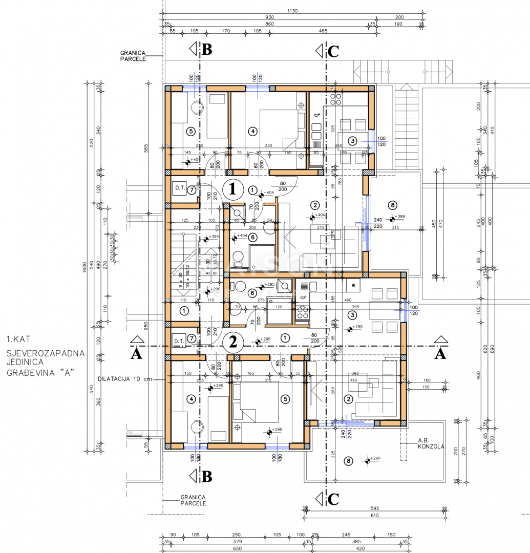 Appartamento Škurinje, Rijeka, 60m2