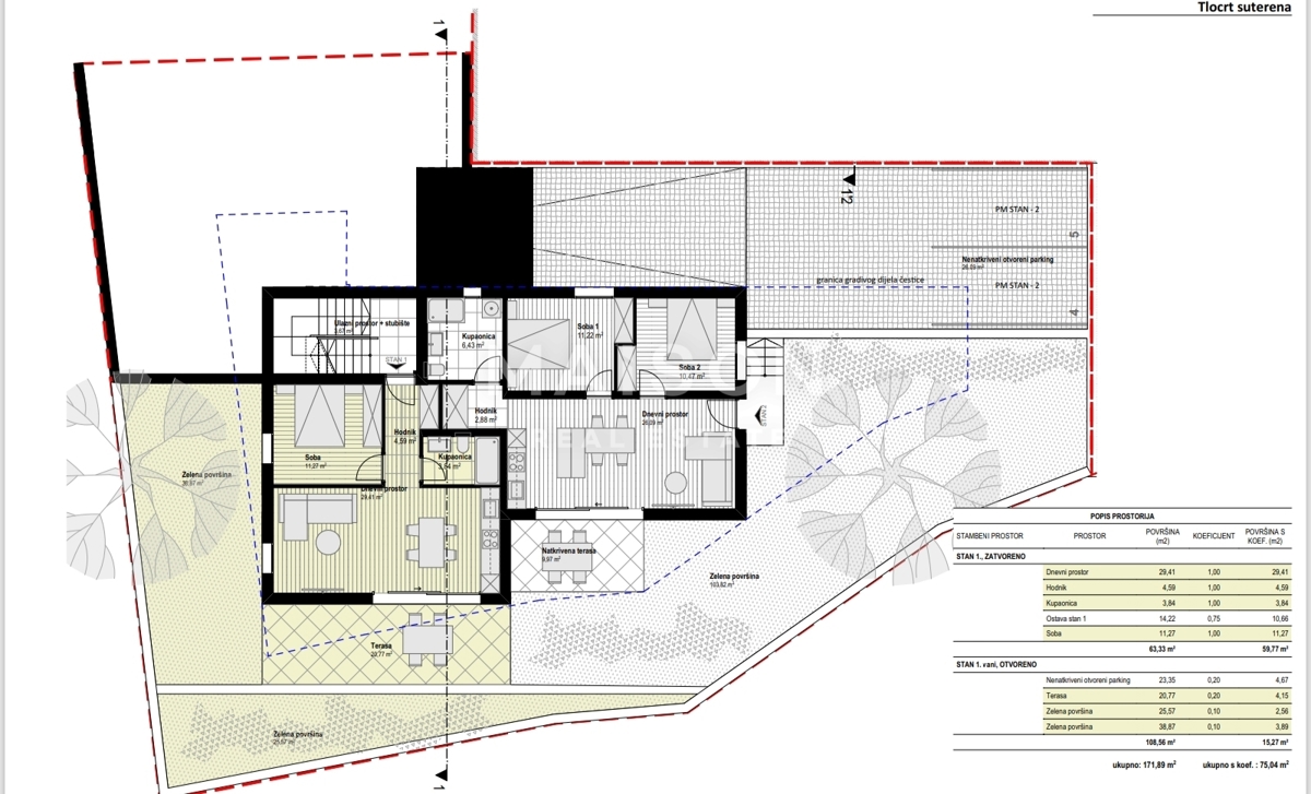Appartamento Cres, 75,04m2