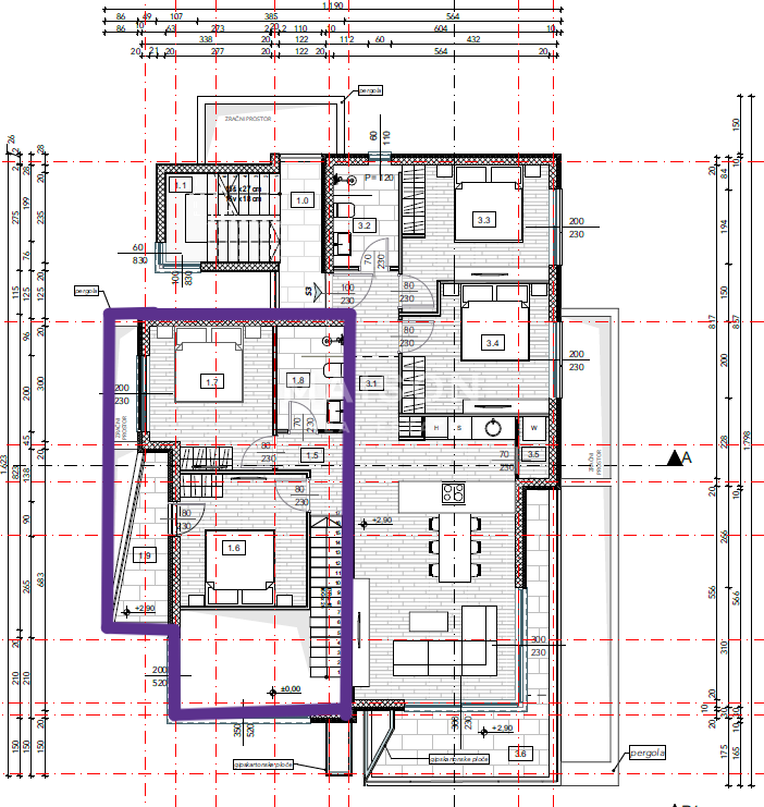 Appartamento Njivice, Omišalj, 93,15m2
