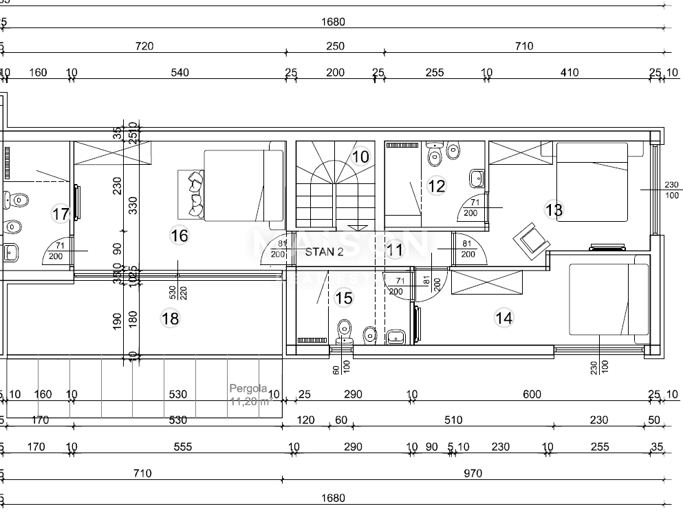 Moderna Casa Bifamiliare con Piscina e Vista Mare – Vicino a Krk