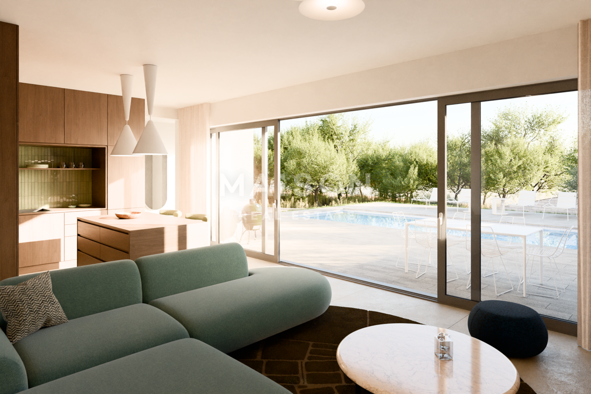 Moderna Casa Bifamiliare con Piscina e Vista Mare – Vicino a Krk