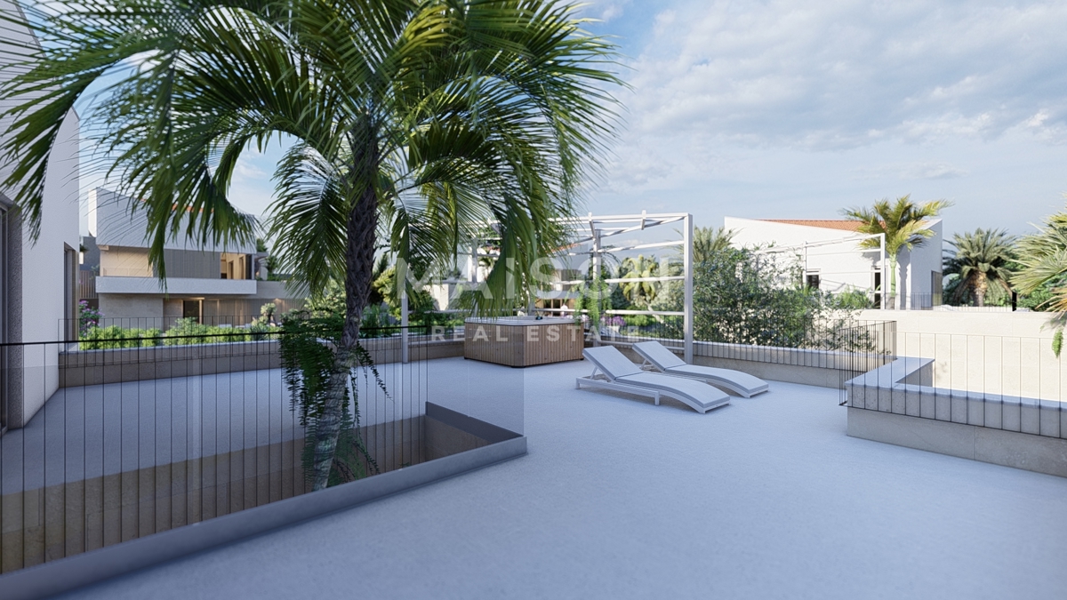 Isola di Krk, Malinska, villa di lusso all'interno di un resort con vista mare