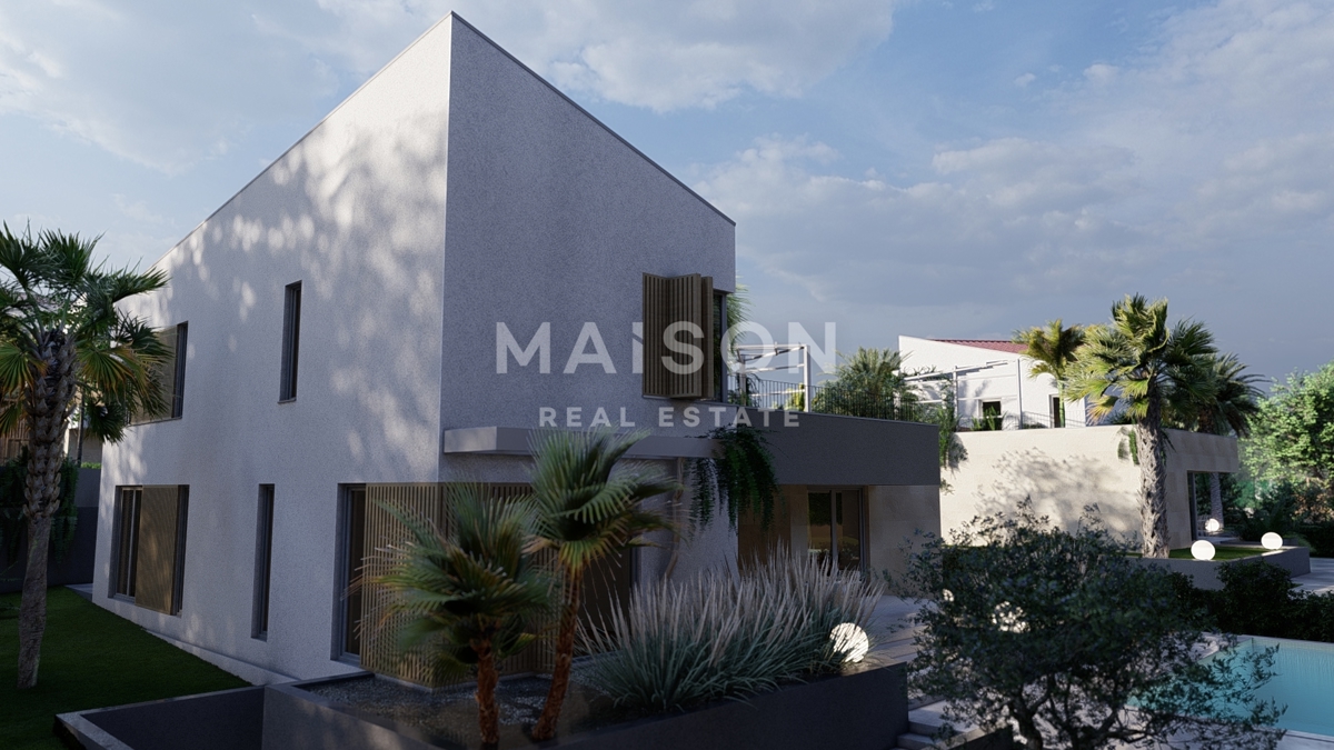 Isola di Krk, Malinska, villa di lusso all'interno di un resort con vista mare