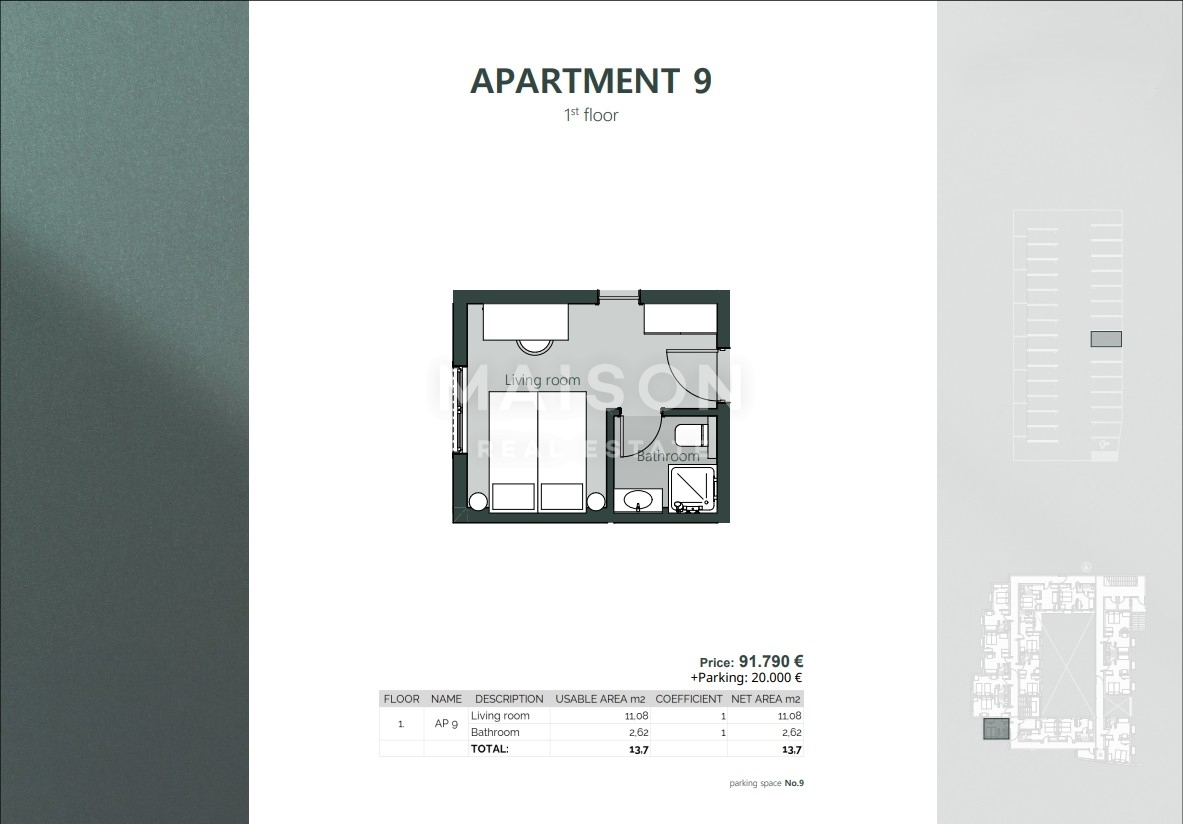Appartamento Crikvenica, 23,03m2