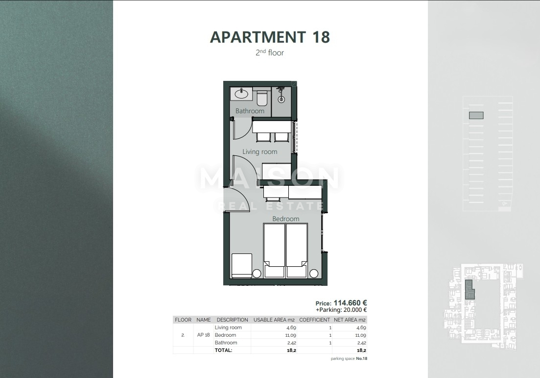 Appartamento Crikvenica, 23,03m2