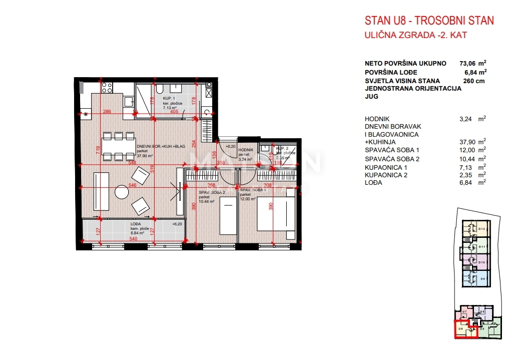 Commerciale Maksimir, 135,94m2