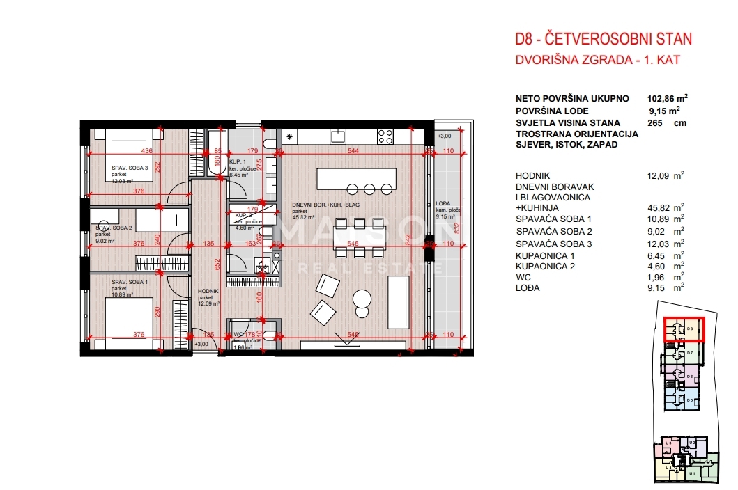 Appartamento Maksimir, 251,71m2