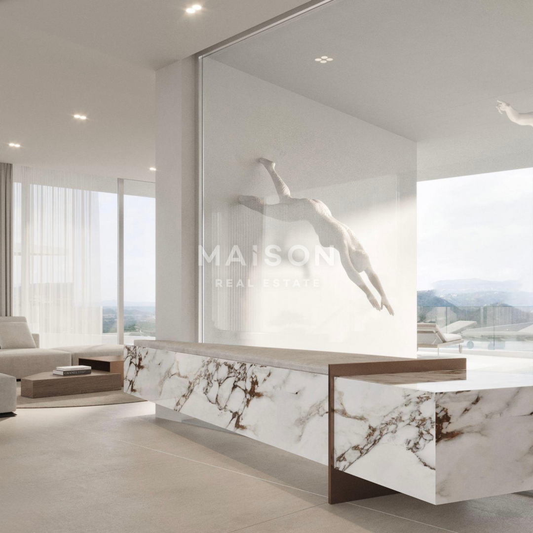 Villa di Design vicino a Labin – Piscina e Vista Panoramica