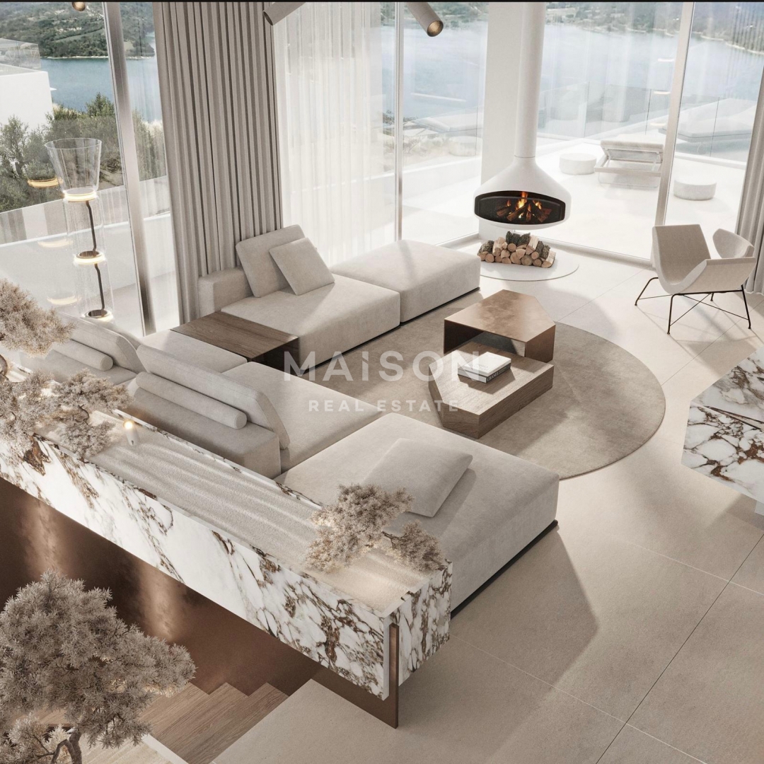 Villa di Design vicino a Labin – Piscina e Vista Panoramica