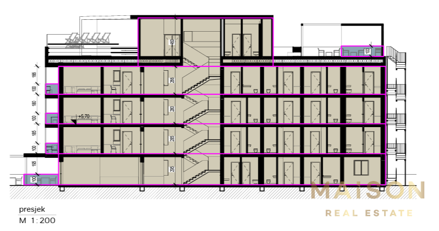 Commerciale Turnić, Rijeka, 1.164m2