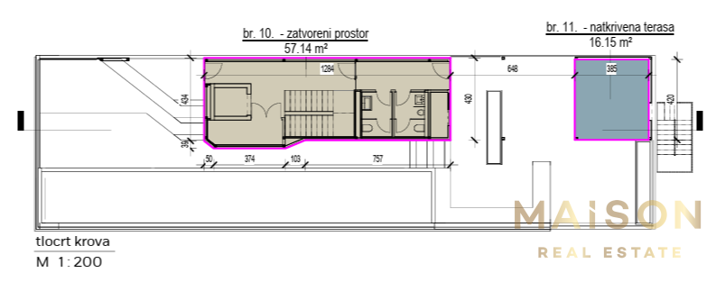 Commerciale Turnić, Rijeka, 1.164m2