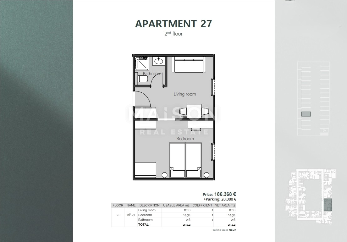Appartamento Crikvenica, 23,03m2