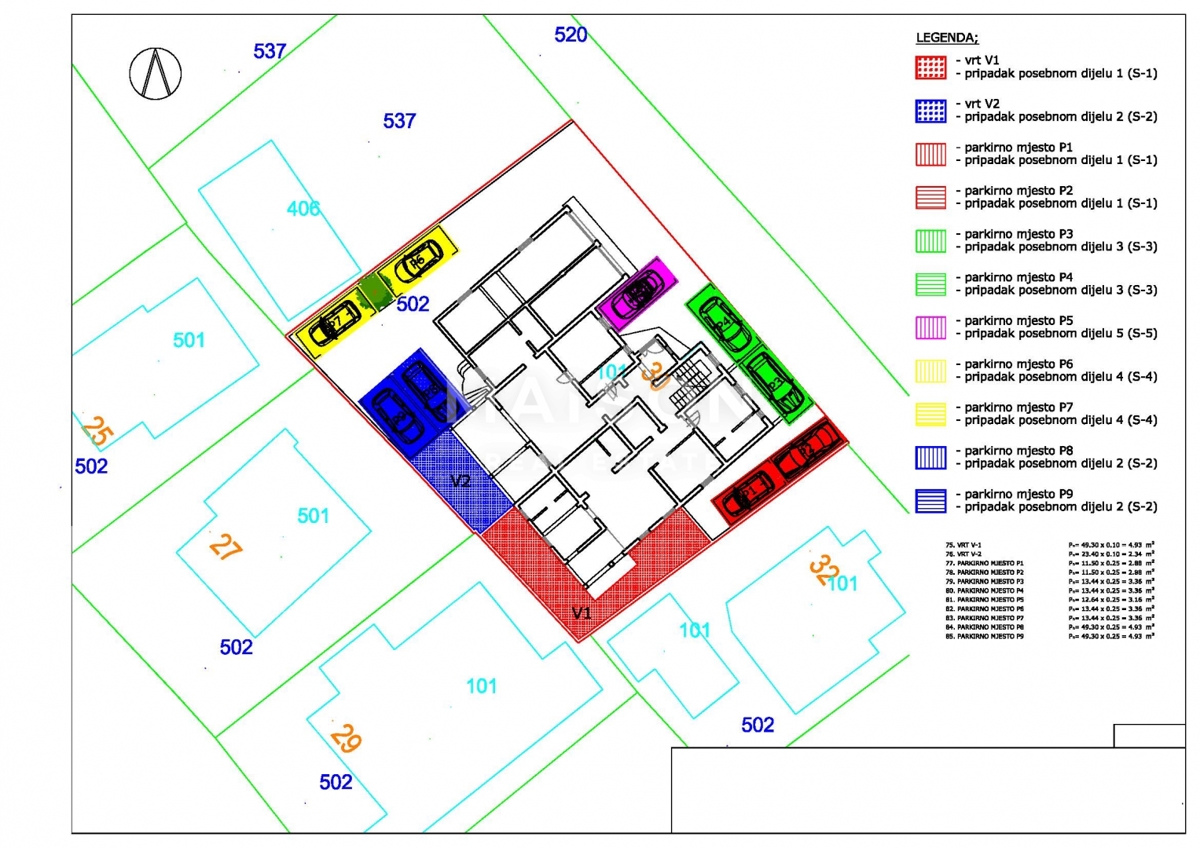 Appartamento Mandre, Kolan, 134,59m2