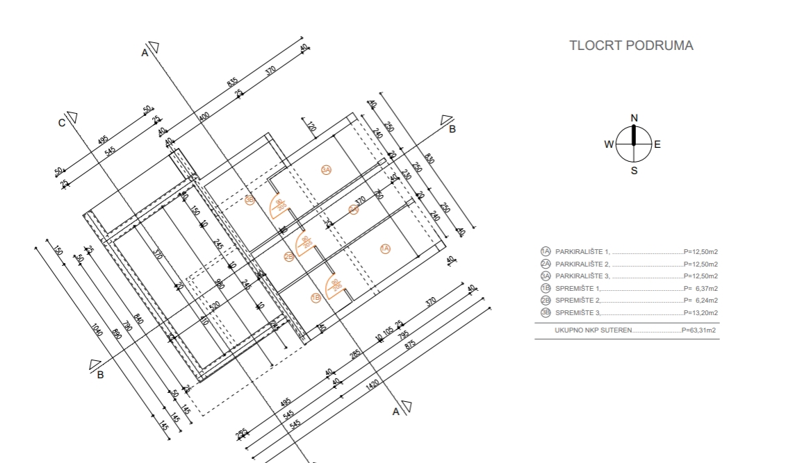 Appartamento Žegoti, Kastav, 72,88m2