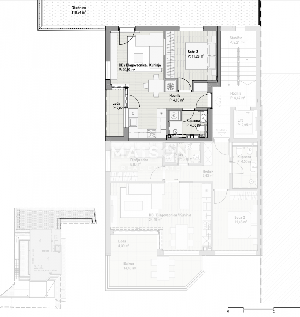 Rijeka – Bivio apartamento 3