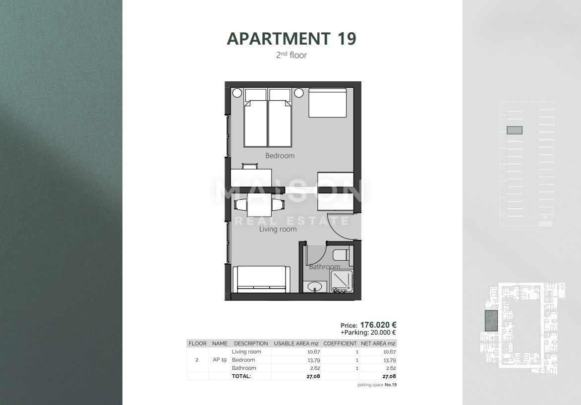 Appartamento Crikvenica, 23,03m2