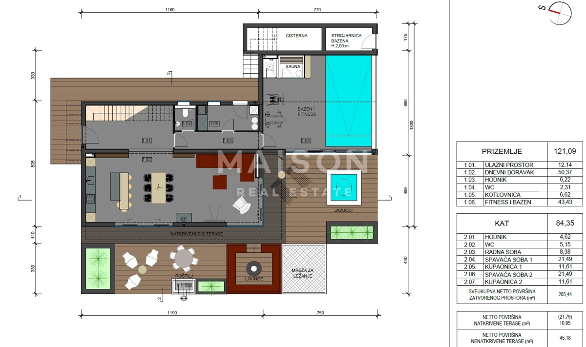 Appartamento Zamet, Rijeka, 67,15m2