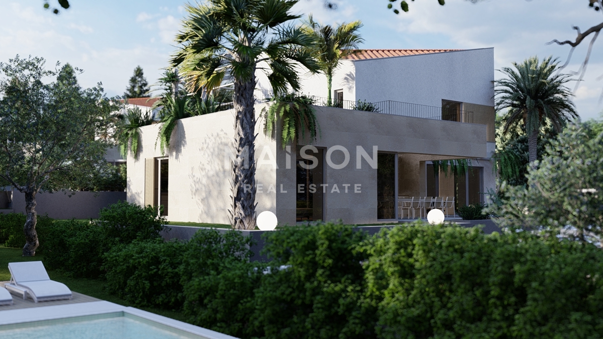 Isola di Krk, Malinska, villa di lusso all'interno di un resort con vista mare