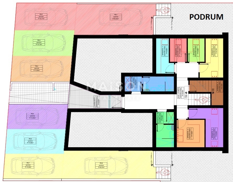 Appartamento Šimuni, Pag, 107,55m2