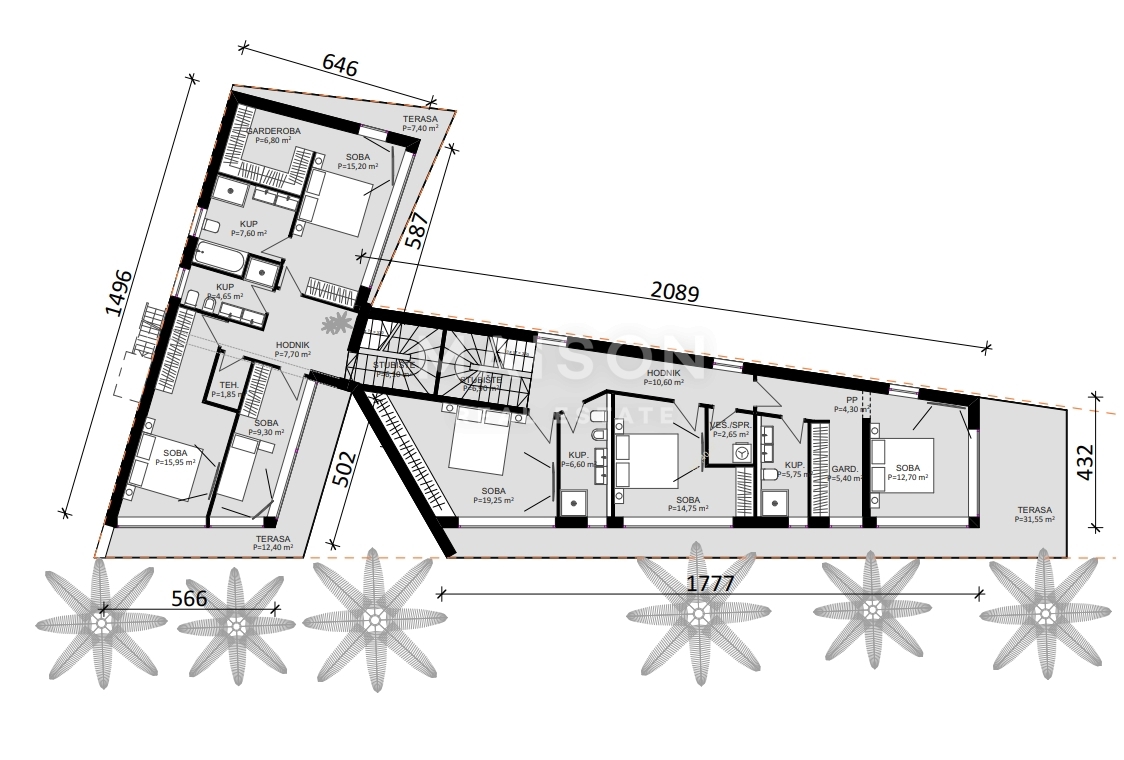 Terreno Kostrena, 1.035m2