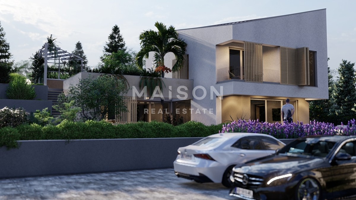 Isola di Krk, Malinska, villa di lusso all'interno di un resort con vista mare