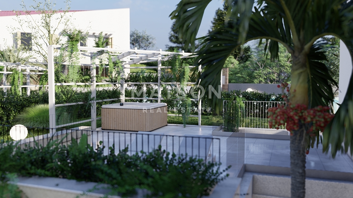 Isola di Krk, Malinska, villa di lusso all'interno di un resort con vista mare