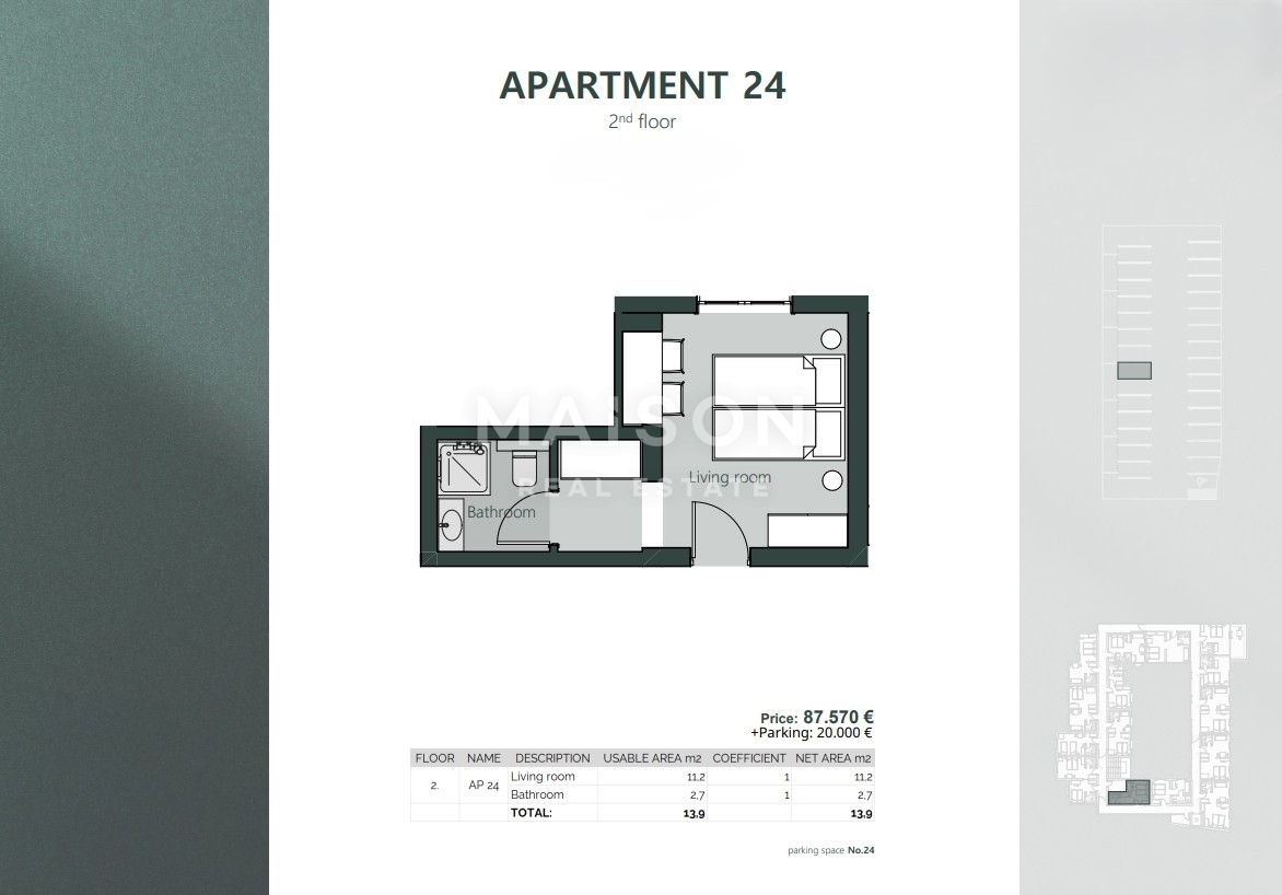 Appartamento Crikvenica, 23,03m2