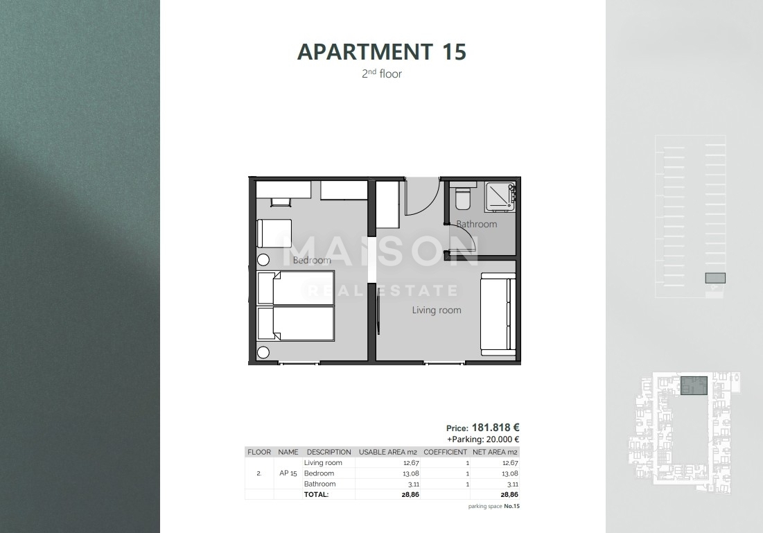Appartamento Crikvenica, 23,03m2