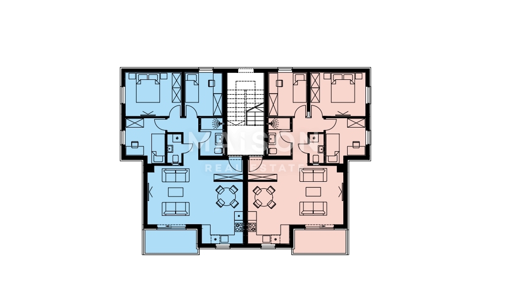 Appartamento Viškovo, 80m2