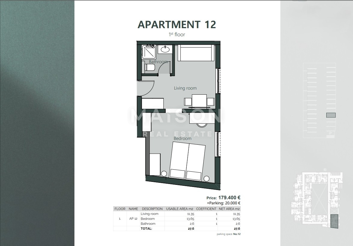 Appartamento Crikvenica, 23,03m2