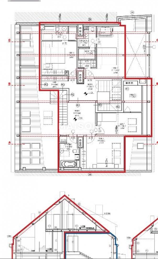 Appartamento Britanac, Gornji Grad - Medveščak, 168,55m2