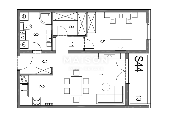 Appartamento Klinča Sela, 5.725m2