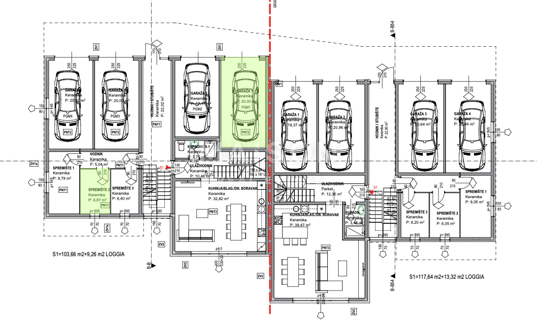 Urbane Vile Kurilovec, Stan S4 A, 103,95m2, 3S+DB