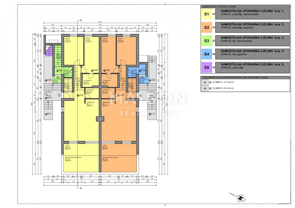 Appartamento Mandre, Kolan, 99,51m2